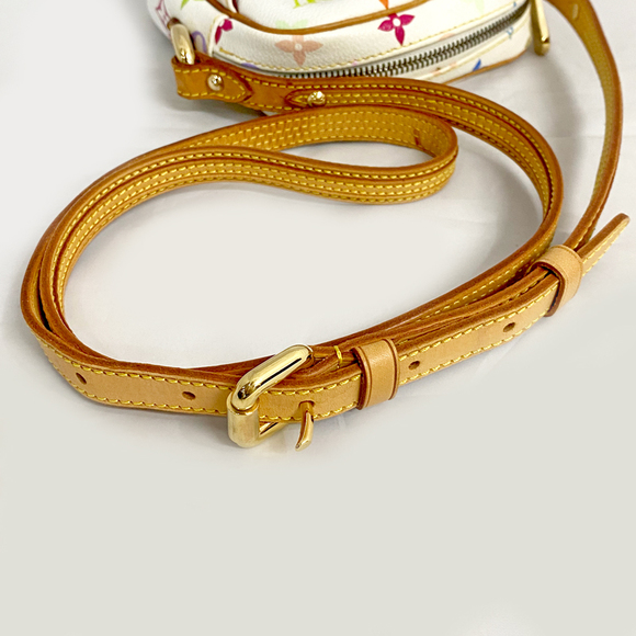 Louis Vuitton Rift Multicolor Monogram PVC Leather Shoulder Bag Bron White - Picture 7 of 9